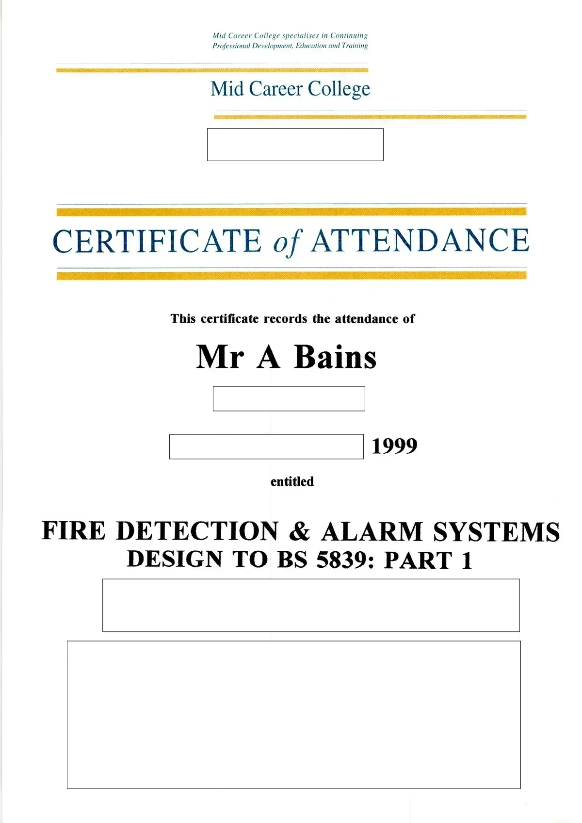 Fire Detection & Alarm System Part 1