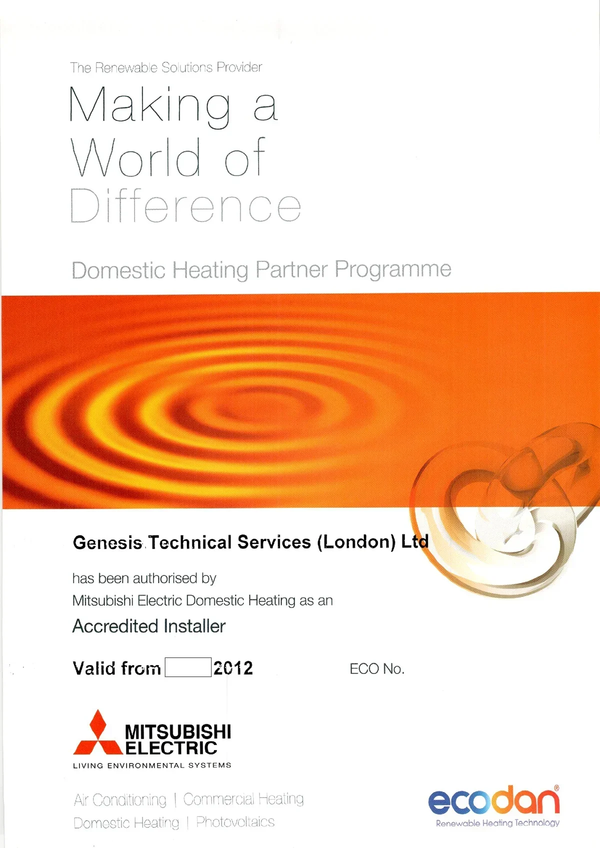 Mitsubishi Ecodon - Accredited Installer